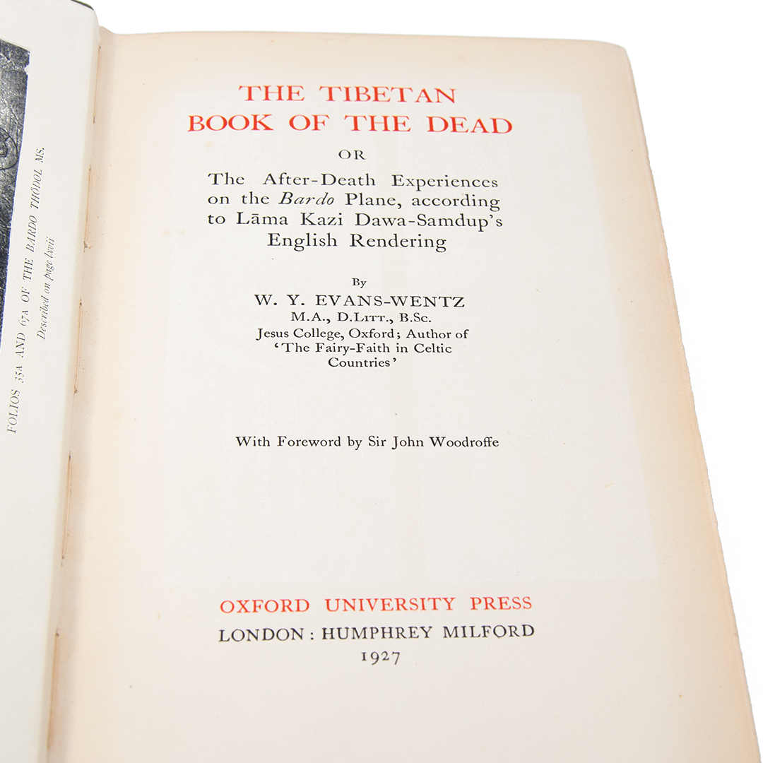 The Tibetan Book of the Dead, W. Evans-Wentz - First Edition 1927