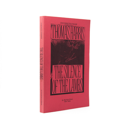 The Silence Of The Lambs, T. Harris - Uncorrected Proof 1988