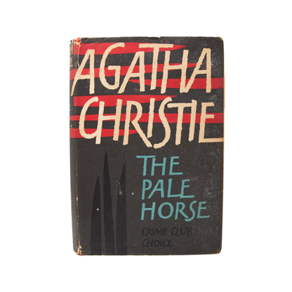 First edition book The Pale Horse by Agatha Christie, photo from the front.