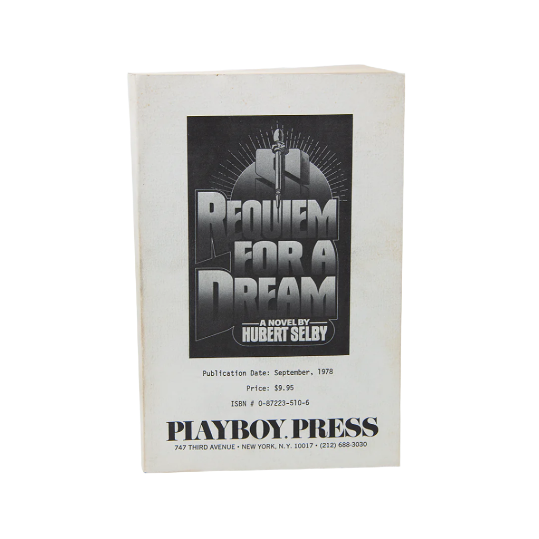 Requiem for a dream book, photo from the front.