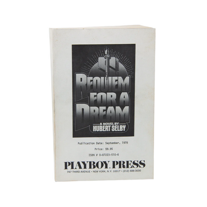 Requiem for a dream book, photo from the front.