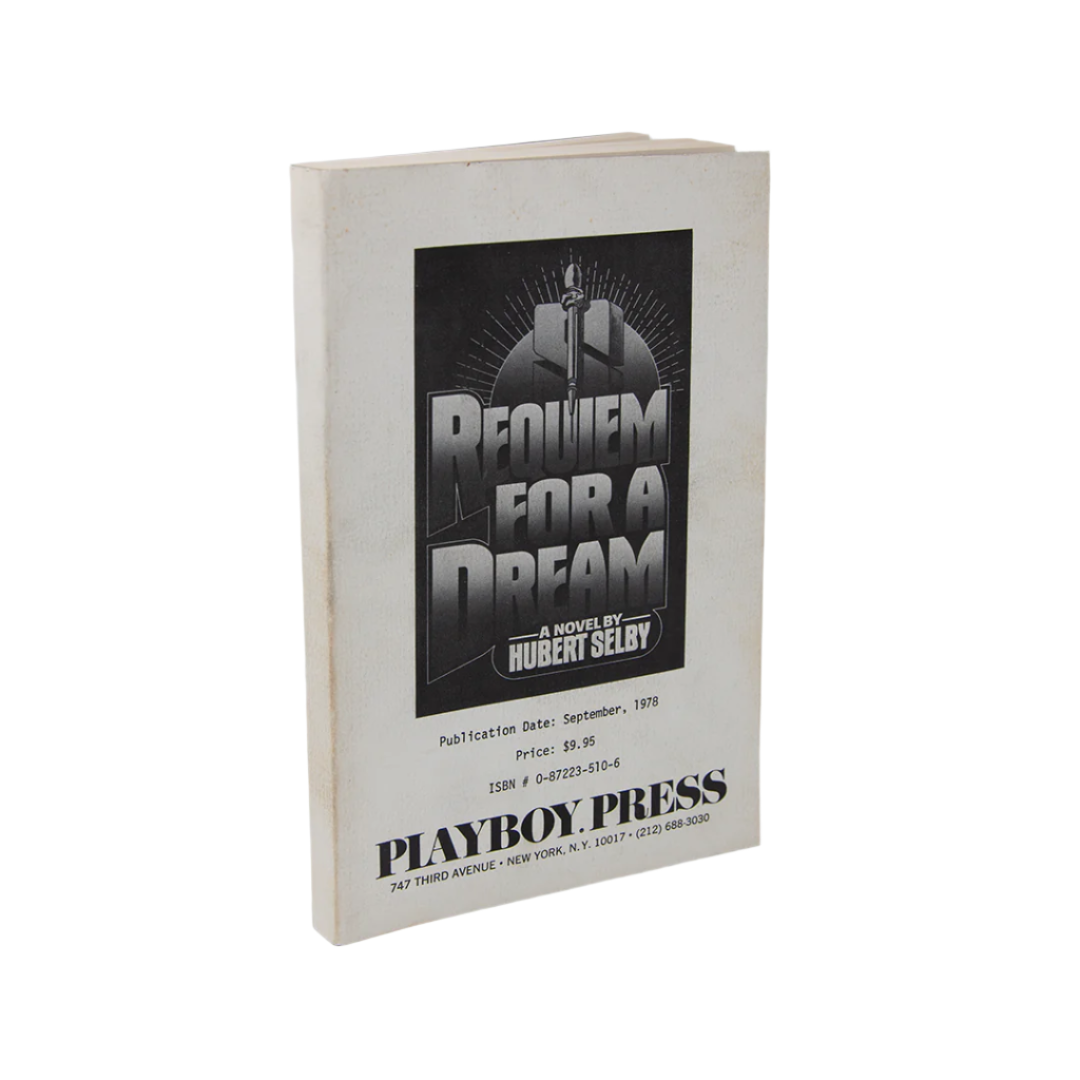Requiem for a dream book, photo from the angle.