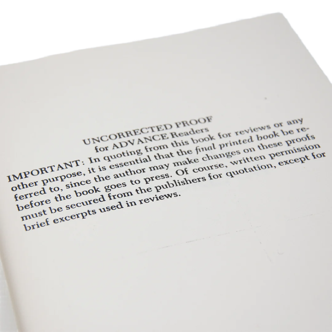 Requiem for a dream book, photo of the note.